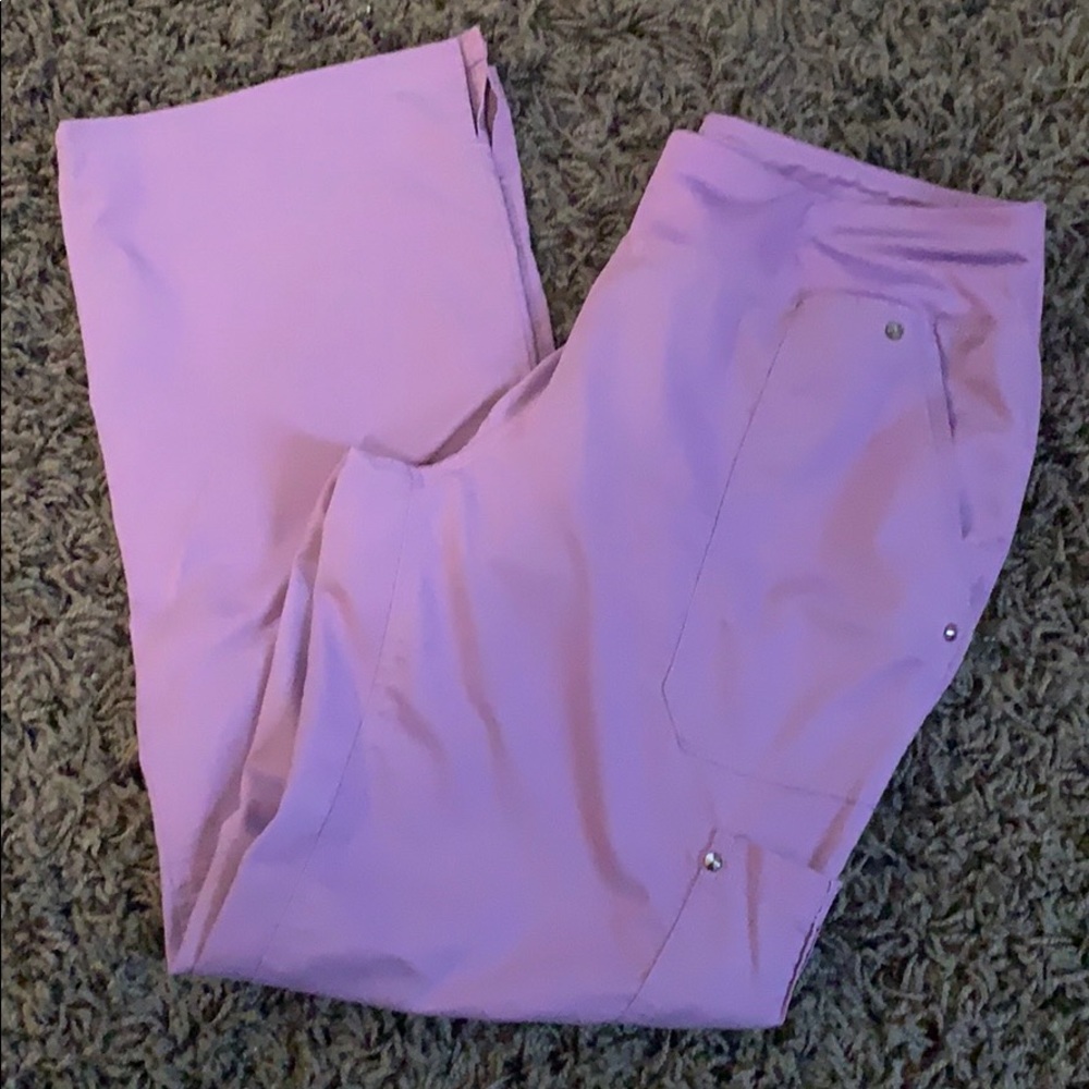 Purple Label Yoga style scrub pants